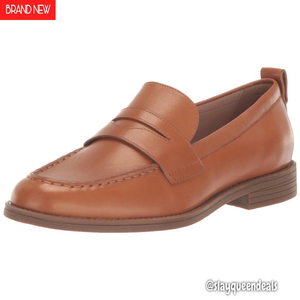 Leather Penny Loafers Women's Size 7 Comfort Dress Casual Shoes